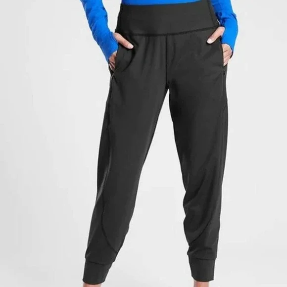 Athleta Distance Jogger in Plush Supersonic XXSP Black - Picture 1 of 5
